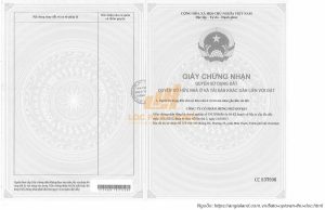 Giấy chứng nhận quyền sử dụng đất