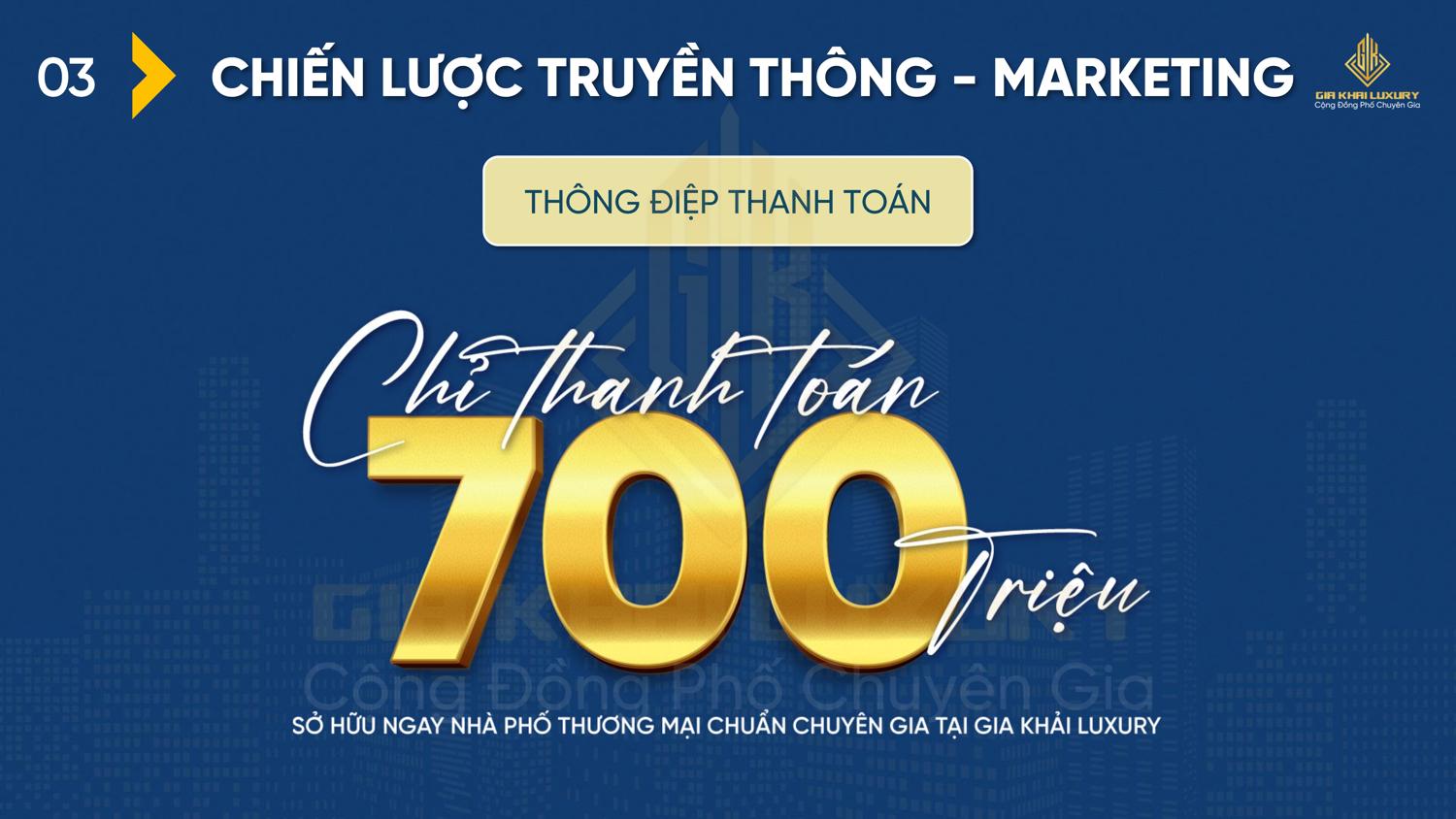 Chính sách dự án Gia Khải Luxury