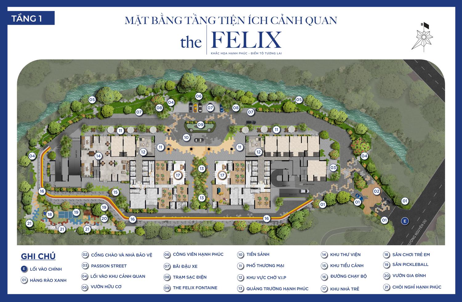 Mặt bằng & thiết kế The Felix