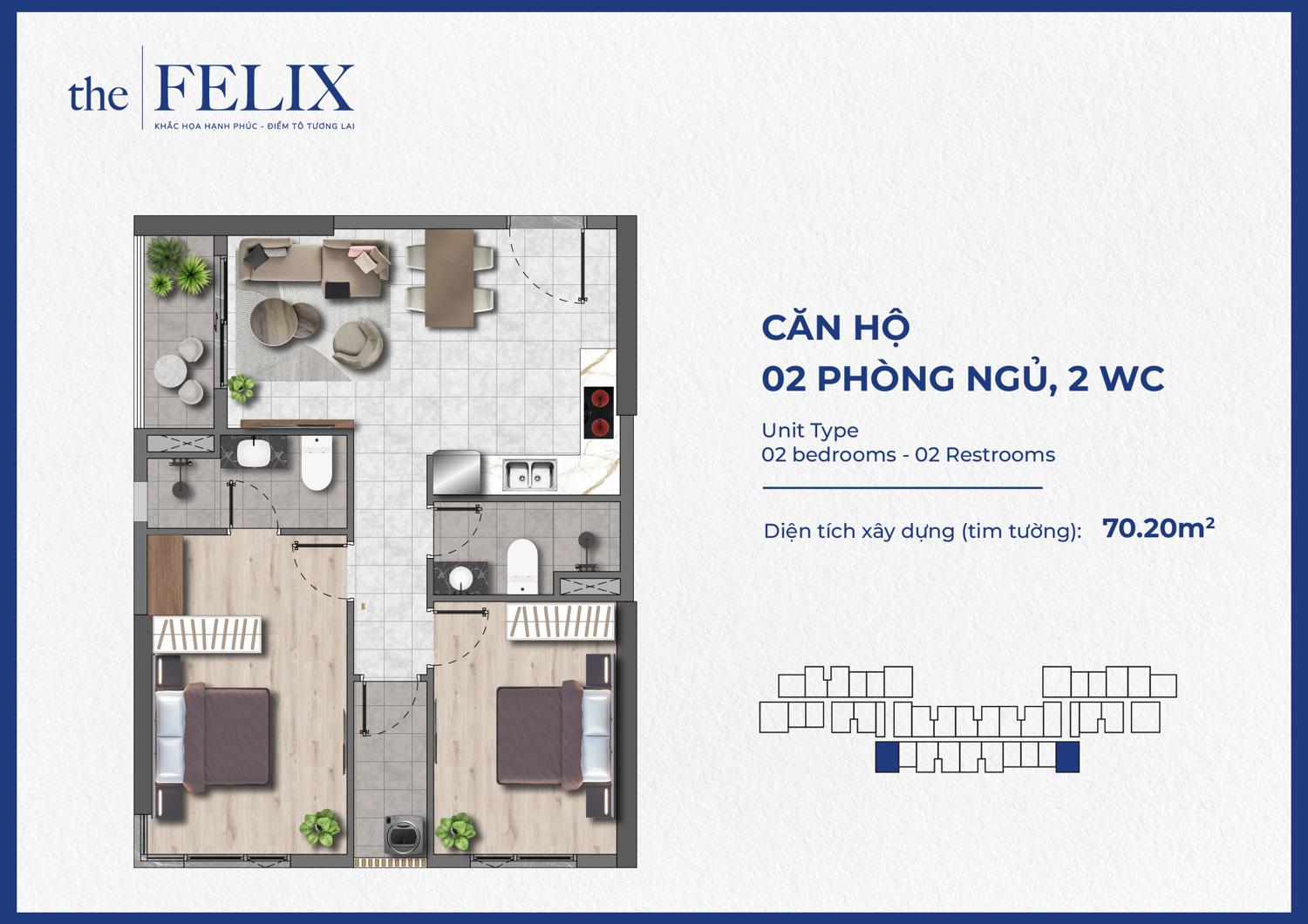 Mặt bằng & thiết kế The Felix